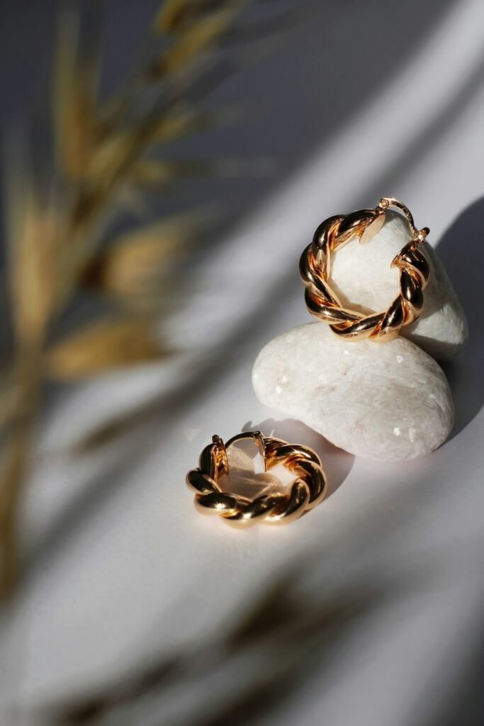 Bague dorée ajustable